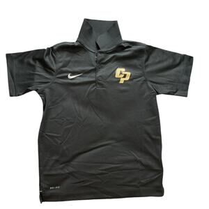 Nike Cal Poly Mustang Gray Dri-Fit Polo Shirt - Youth Medium